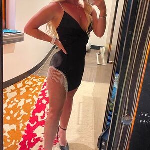 Rhinestone cocktail dress